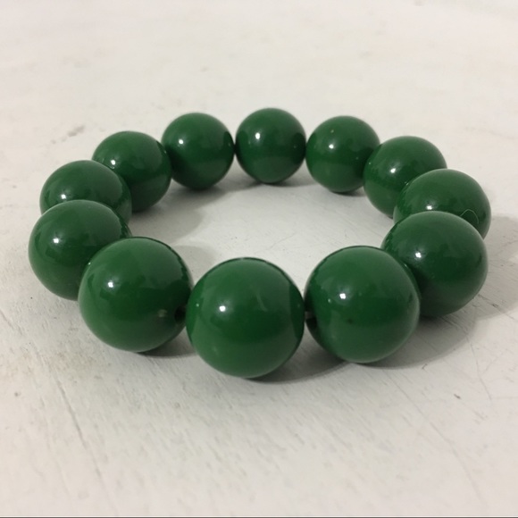 💓 Vintage Modern Cameo & Bead Stretch Bracelet Set - Picture 4 of 11